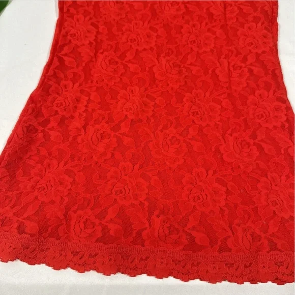 NWT $52 Hanky Panky [ XS ] 1390L Signature Sheer Lace Lingerie Camisole Red - Picture 12 of 14